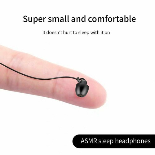 In-Ear Sleep Earphone Anti-Noise Ultra-Soft Headphones Earbuds Headset Phones - Zdjęcie 11 z 25
