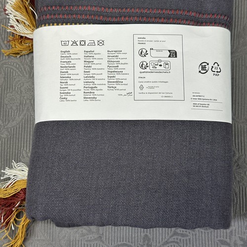IKEA MÄVINN Heart Stitch Limited Edition Throw Blanket 43x67" 805.876.81 - Picture 6 of 13
