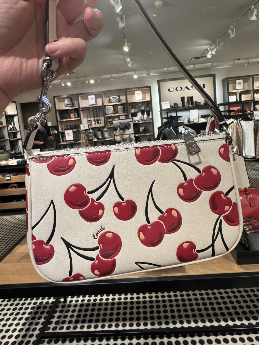 COACH CZ012 Nolita 19 With Cherry On Top 🍒 Print Smooth Leather