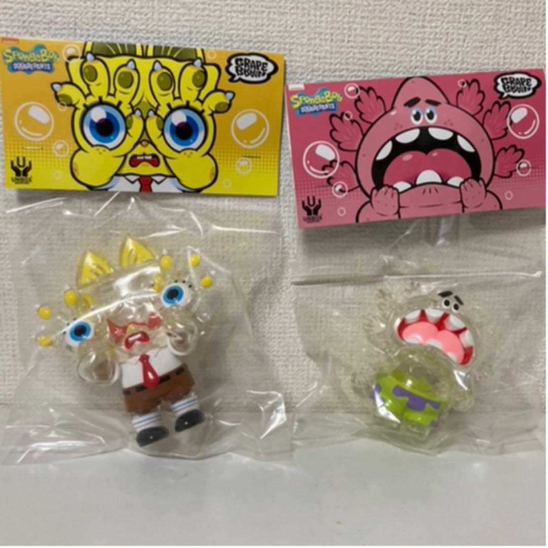 Rare GRAPE BRAIN SPONGEBOB × HELL'S CAT Onigiri Figure 2 Set Rare GRAPE BRAIN SPONGEBOB × HELL'S CAT Onigiri Figure 2 Set