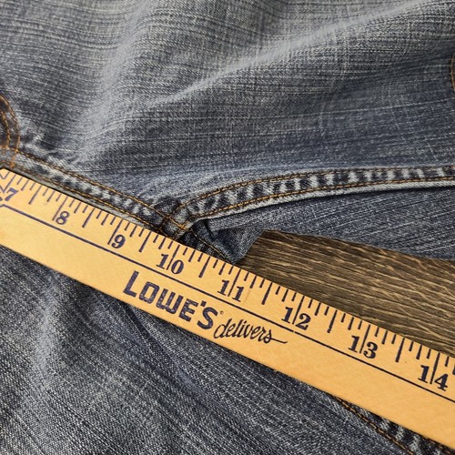 Old Navy Jeans 12 Boys Husky Straight Adjustable Medium Wash Solid - Picture 12 of 13