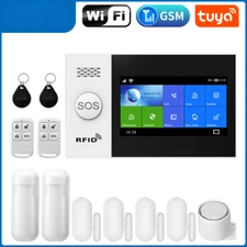 Tuya Smart Alarm System 4.3 inch Screen Burglar Home Security PIR Motion Sensor