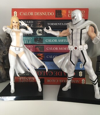 Kotobukiya Marvel: Magneto And Frost  White  ARTFX+ Statue San Diego Cómic Com