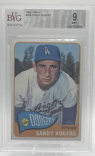 1965 Topps - Sandy Koufax #300 BVG 9