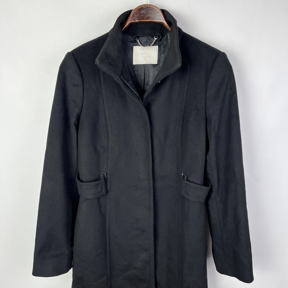 Hugo boss black clearance coat