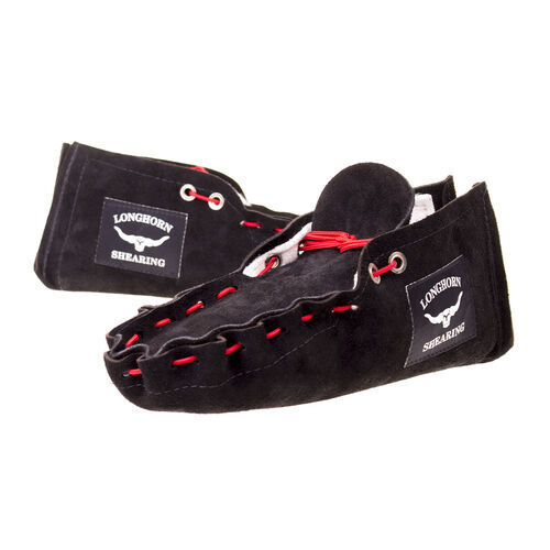 Longhorn Leather Shearing Moccasins - Picture 1 of 10