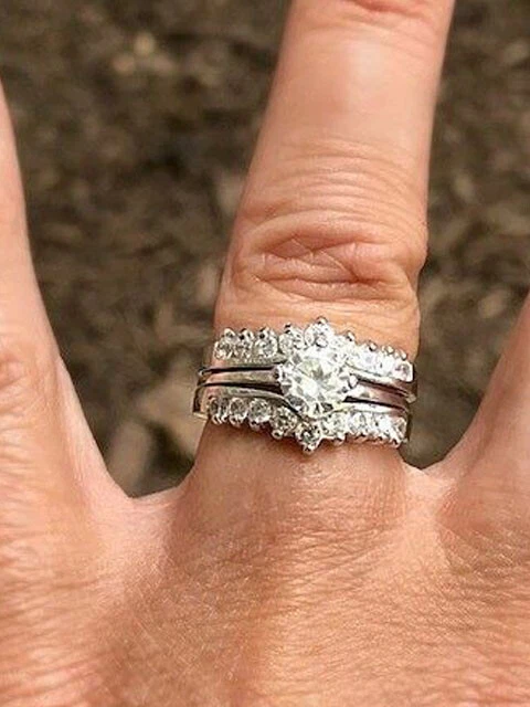 1 ct cz solitaire rings online