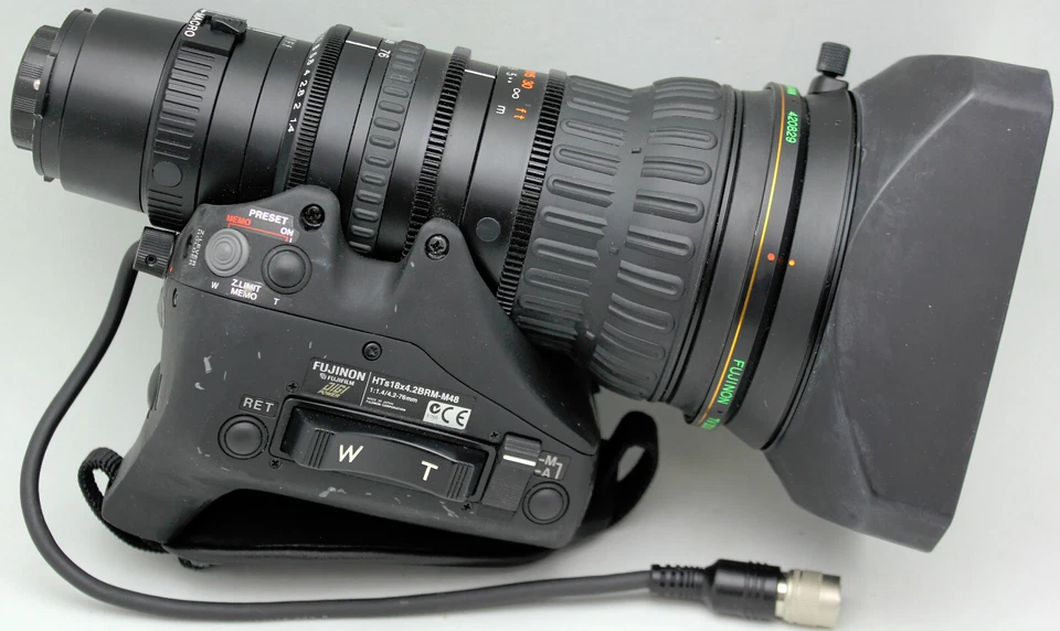 Fujinon HTs18X4.2BRM M-48 1:1.4 1/3» HD объектив для GY-HM790 Sony Panasonic HPX370 - Изображение 3 из 4