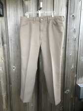 Wrangler Vintage 80s Men's Tan Western Pants Size 42x29.5