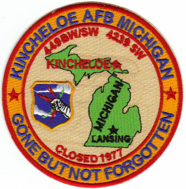 USAF Base Patch Kincheloe AFB Michigan Gone but Not Y for