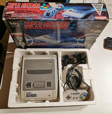 SNES Super Nintendo Entertainment System Konsole OVP