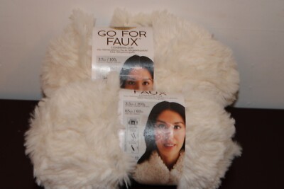 Lion Brand Yarn Go for Faux Thick & Quick 2 Skeins  Baked Alaska 