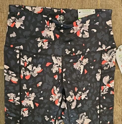 Womens GAIAM, THE OM Fit, size S/P,black abstract NWT - Picture 2 of 9