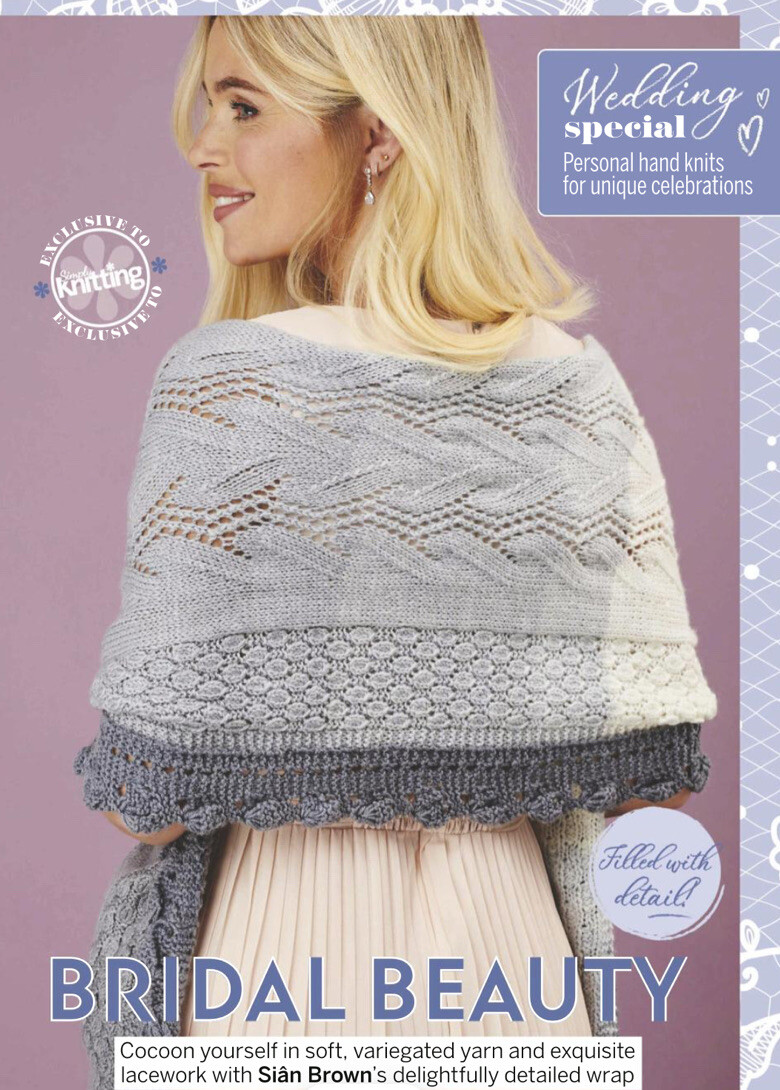 Knitted Bridal Shawl Pattern