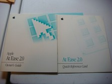 Vintage 1992 Apple Macintosh At Ease Owner's Guide Quick Ref Card 12065 18