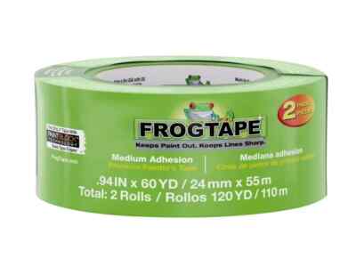 FrogTape Multi Surface Masking Tape mit Dispersionsfarbe 24mm, 36mm, 48mm x 55m