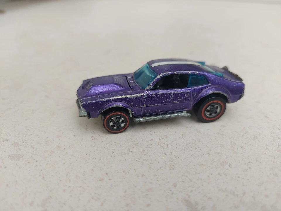 Hot Wheels Redline MIGHTY MAVERICK PÚRPURA 1969 Hong Kong Vintage Diecast Foto 4 de 4