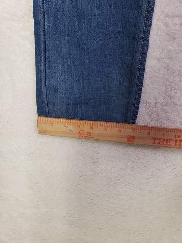 Levis 505 Boys Jeans 10R Blue Cotton Blend Straight Leg Ankle Denim 26x25 - Picture 6 of 22