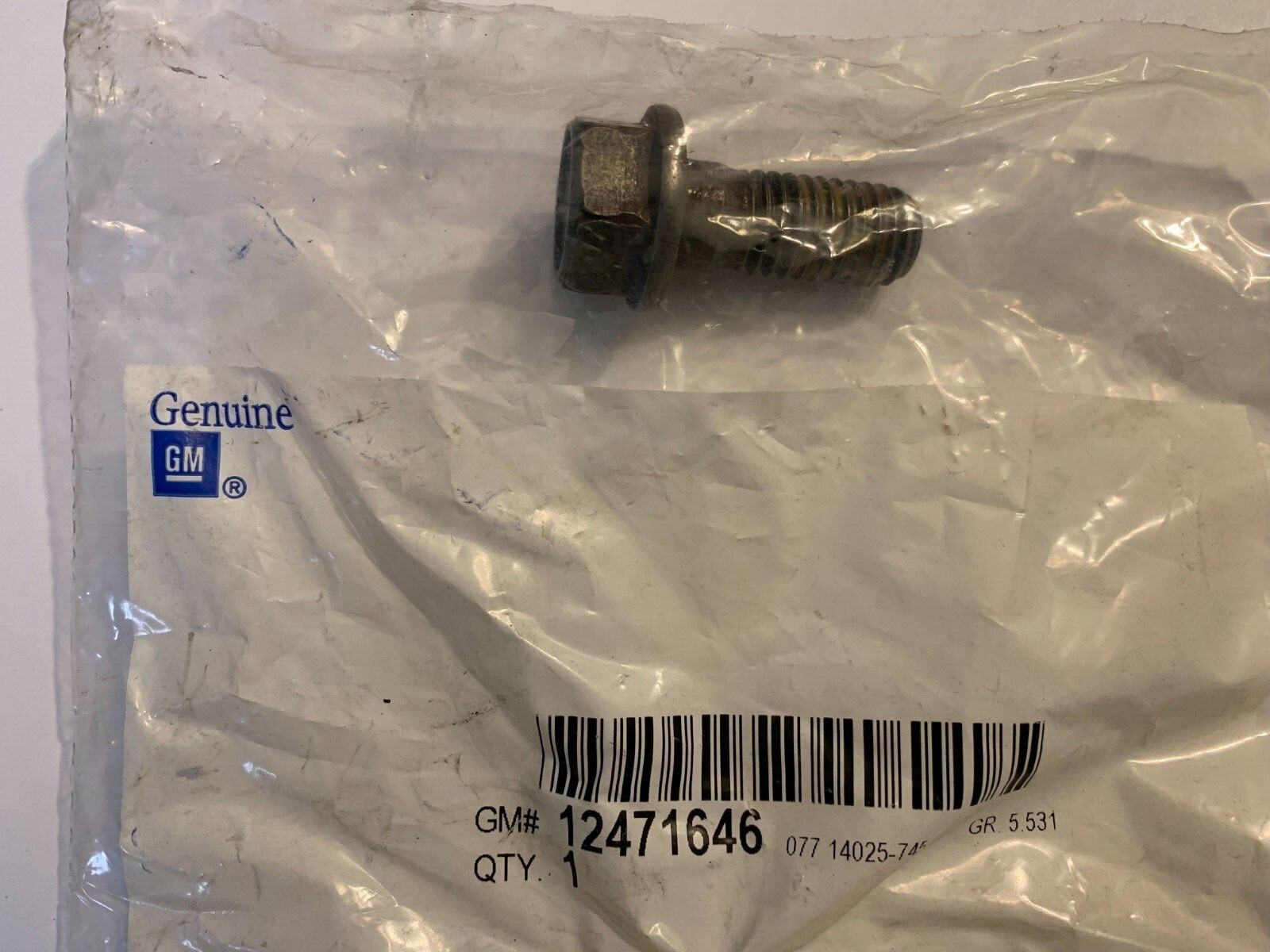 Genuine GM 12471646 Rear Axle Shaft Bolt | eBay