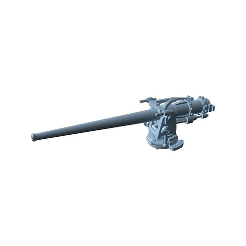 SSMODEL 204 1/496 Upgrades Parts USS 5"/51 (12.7 cm) Caliber Gun For Battleship - Picture 2 of 3