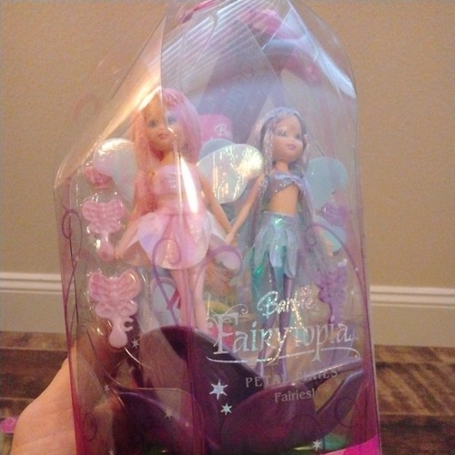 Barbie Petal Pixies Fairies Fairytopia Dreamie Rare Pink and Purple