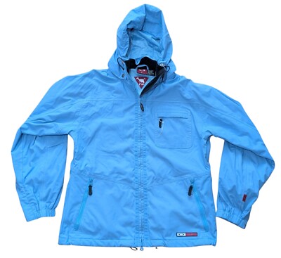 Oakley Software Ski Jacket (Men L) Light Blue Coat Hooded