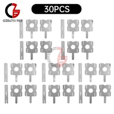 30pcs Spot Welding Nickel Plate Battery Plating Nickle Sheet Strap Strip Sheets