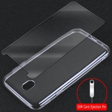 High Grade Slim Soft Clear TPU Case Screen Protector for LG Aristo 4 LMX320TA