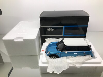 KYOSHO 80430148548 MINI COOPER S-BLUE MET. 1:18 rare- HIGH QUALITY IN DEALER BOX