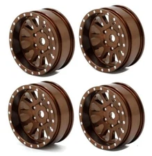 NEW Powerhobby A24 Aluminum 1.0” Rock Crawler Wheels Axial SCX24 - Bronze