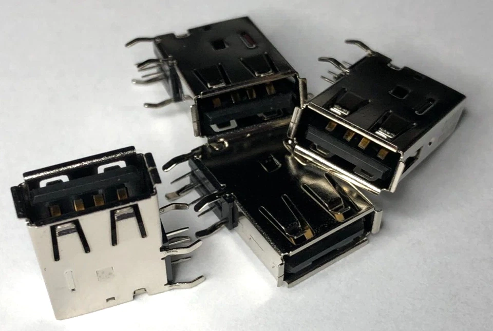 Molex 48204-0001 Right Angle Through hole USB A Socket Type A Connector 90degree - Image 2 of 4