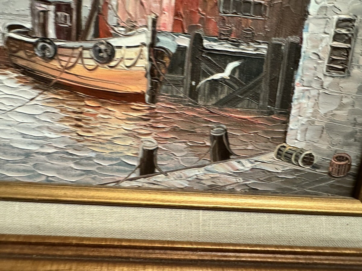 MAX SAVY (1918-2010) ORIGINAL OIL ON CANVAS, SIGNED. | eBay