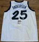 Autographed/Signed Nick Anderson Orlando Magic Pro Style Jersey JSA COA