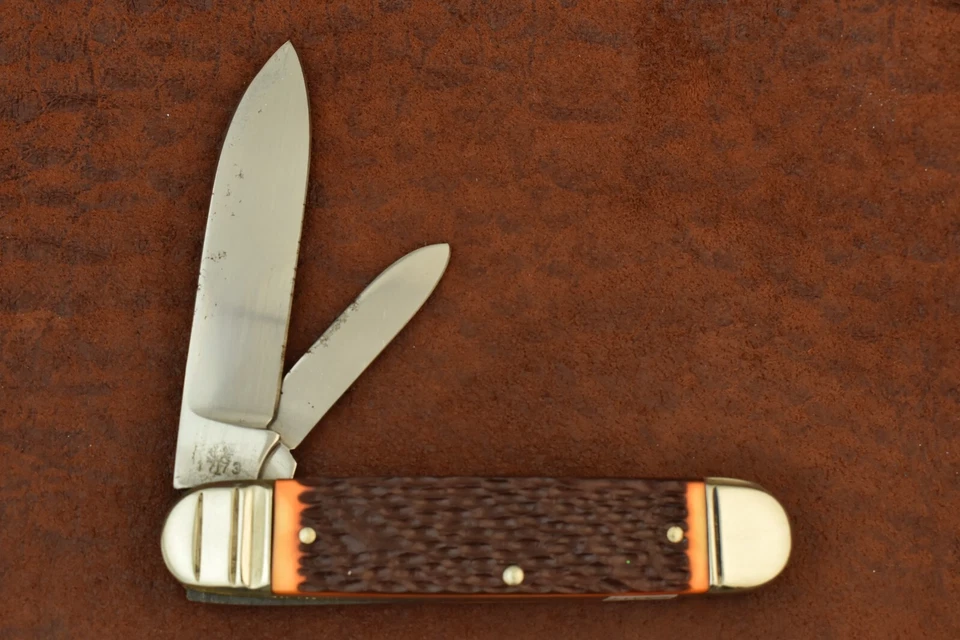 CUCHILLO DELRIN JACK GRAN NARRADOR AMERICANO HECHO EN BOKER EE. UU. DE COLECCIÓN (23317) Foto 2 de 4
