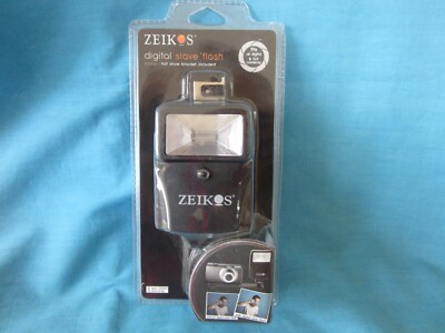 Zeikos Digital Slave Flash - Hot Shoe Bracket Included -- in Package