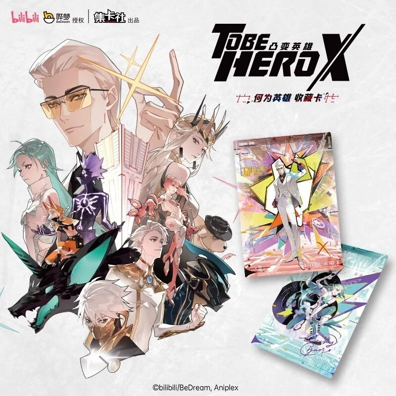 Original To Be HERO X Karte Heroes Are Coming Serie selten signiert Karten Geschenk NEU - Bild 2 von 4