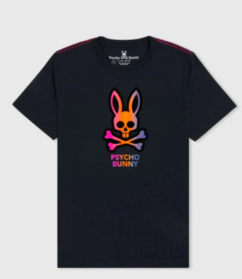 New Psycho Bunny KIDS Dylan Gradient Bunny Tee SIZES 2T-5/6 MSRP $48