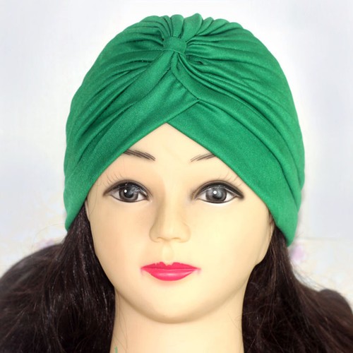 Women Solid Turban Hat Chemo Cap Hair Loss Head Scarf Wrap Cover Hijabs Headgear - Picture 18 of 35