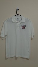 Notre Dame White Cutter  Buck DryTec BCS National Championship XL Polo Shirt. A