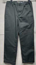 Old Navy Boys Khaki Pants/ Size 6 /Straight Cut/ Built In Flex/ Dark Gray Color