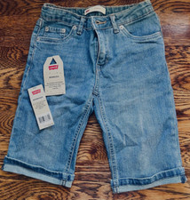 Denim Shorts Girls Size 10 Reg Levi's with adjustable waist - New 200-CB1