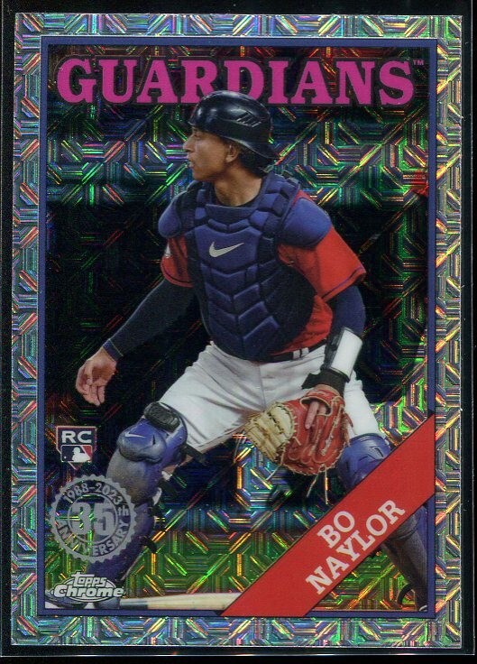 2023 Topps Bo Naylor #2T88C-3 Silver Pack Mojo RC Cleveland Guardians