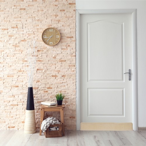3x Tür Zugluftstopper 80cm beige für Türen Dichtung Rolle Durchzug Windstopper - Bild 2 von 7