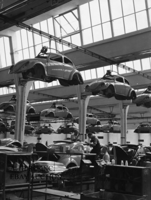 Volkswagen Beetle factory Wolfsburg Germany production line assembly photo photo
