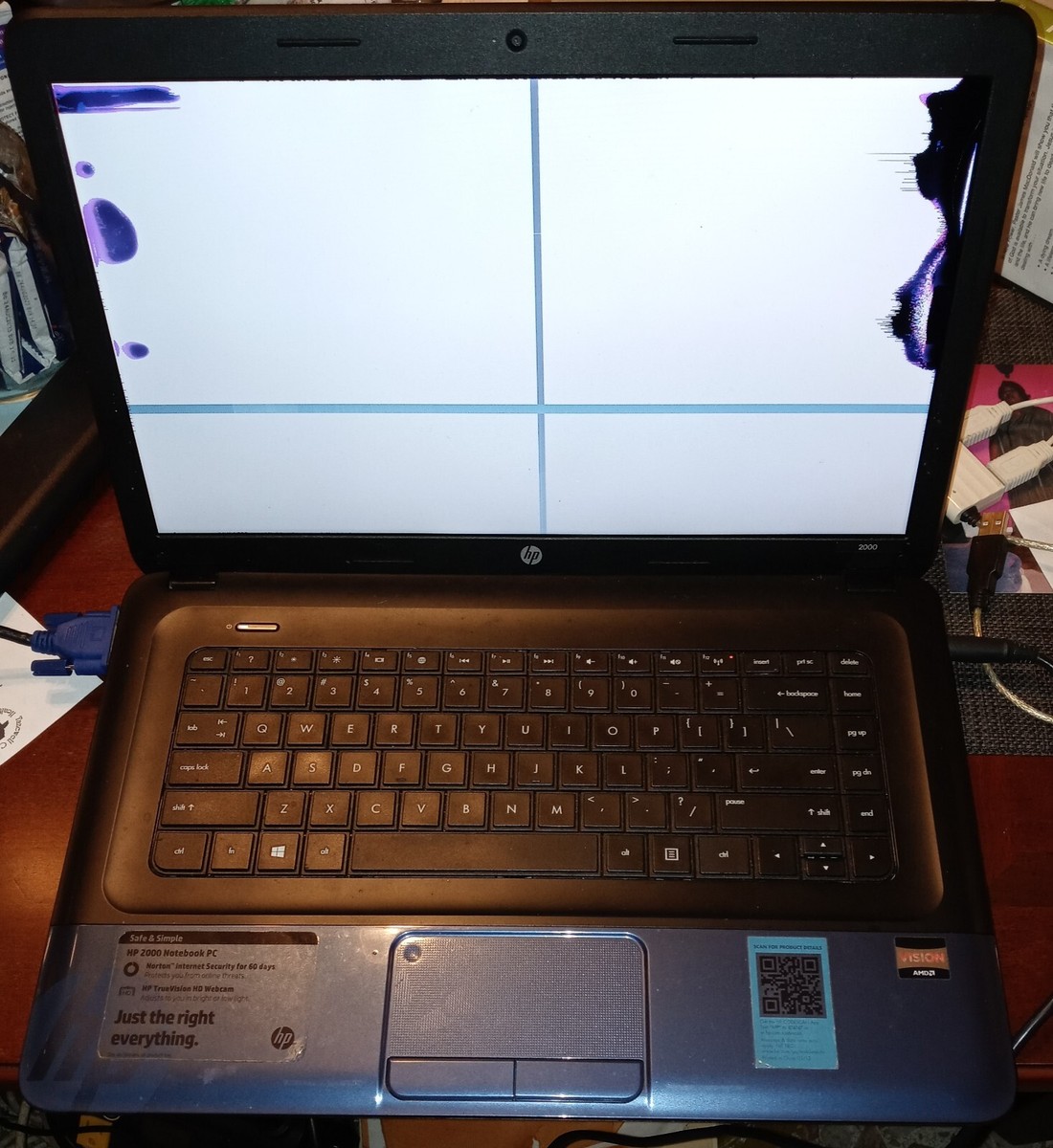 HP 2000-2c12NR Laptop - AMD E2-1800 1.70GHz 4GB Ram 325GB HD | eBay