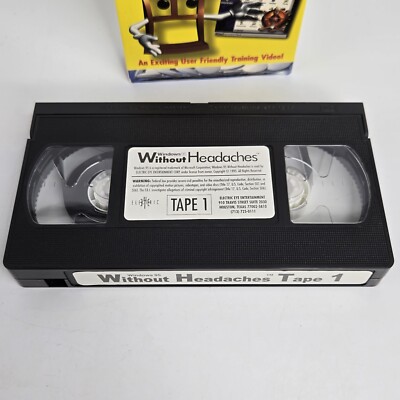 Windows 98 Without Headaches - VHS Tape 1 | eBay