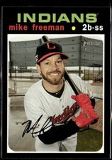 2020 Topps Heritage Mike Freeman Cleveland Indians #235  3 Card Lot