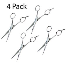 4 Pack Universal Tool Tempered Steel Salon Hairdressing Barber Scissor 5.5 inch