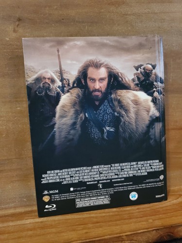 The Hobbit: An Unexpected Journey DigiBook (Blu-ray/DVD, 3-Disc Set) No Digital - Picture 2 of 3