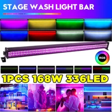 RGB Wall Wash Light Bar 336 LED DMX Stage DJ Beam Lighting Disco Party Effect
